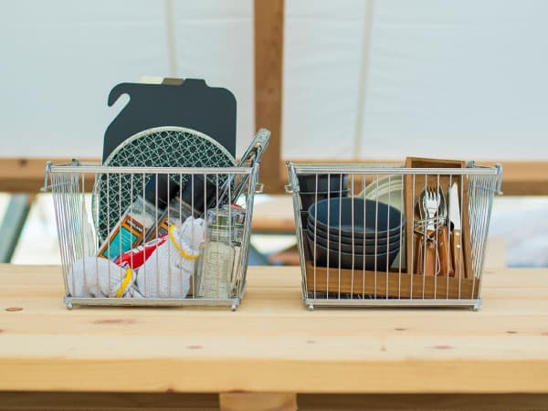 機材も本格アウトドアツール